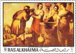 Rebekah and Eliezer at the Well, by Bartolome Murillo