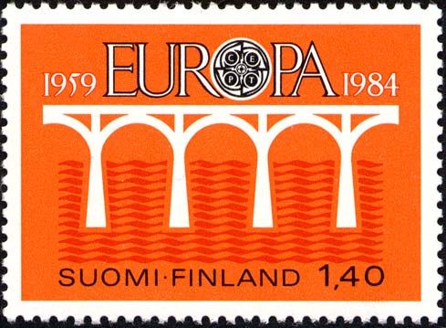 Europa (C.E.P.T.), Bridge, 25th Anniversary of C.E.P.T.