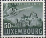 Airmail Engine over Vianden Castle (green and light green)