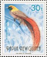 Goldie's Bird-of-paradise (Paradisaea decora)