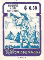 Boy Scout with trumpet