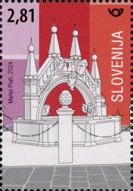 Fountain in Prešeren Square, Koper