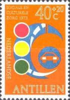 Traffic light, road and car
