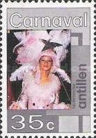 Woman in Feather Costume