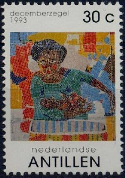 Mosaic of Mother and Child