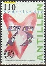 "75" Over Heart, ILO Emblem