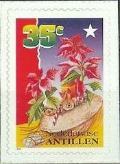 Poinsettia, straw hat, candy cane