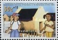 Boy, girl, slave huts