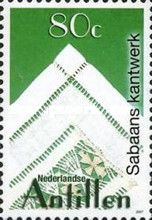 Lace design with background color green