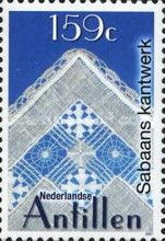 Lace design with background color blue