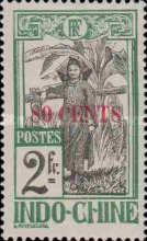 Muong Women overprinted and surcharged