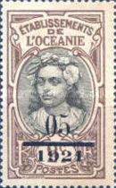 Tahitian - overprint and surcharge
