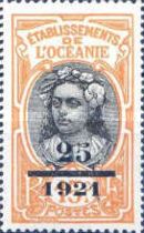Tahitian - overprint and surcharge