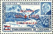 Valley Fataoua and Petain surcharged