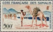Caravan of Salt Workers in Lake Assal