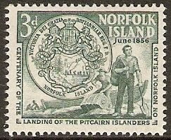 Norfolk Island Seal and Pitcairners Landing