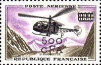 Alouette surcharged