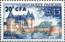 Sully-sur-Loire surcharged