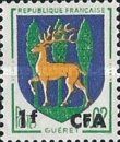 Gueret Coat of Arms surcharged