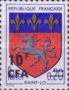 Saint-Lô Coat of Arms surcharged