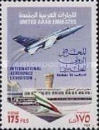 Jet fighter over Dubai Intl. Airport
