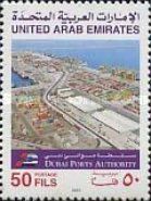 Aerial view of port