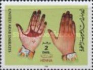 Henna drawings on hands