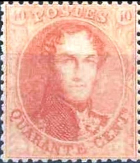 King Leopold I - Medaillon with Perforation 12½ x 13½