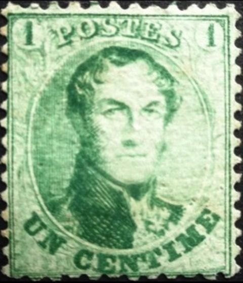 King Leopold I - Medaillon with Perforation 12½ x 13½
