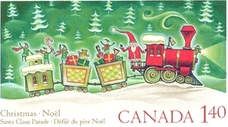 Santa Claus in a Train