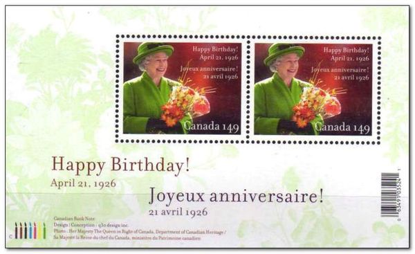 Queen Elizabeth II - 80th Birthday, April 21, 1926