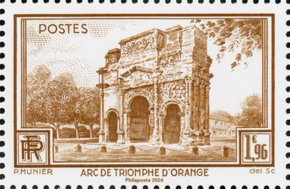 Roman Triumphal Arch, Orange, Design of 1938