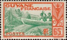 Canoe on the Maroni