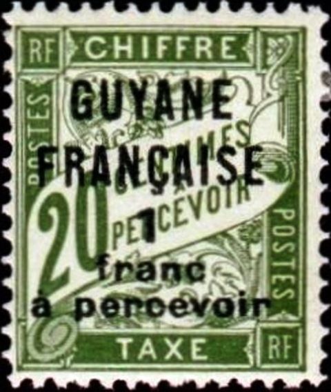 Type Duval overprint and surcharge