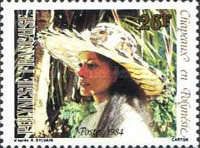 Hat with bark of bamboo