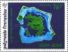 Satellite View of Bora-Bora