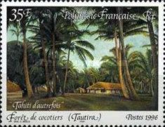 Coconut forest at Tautira