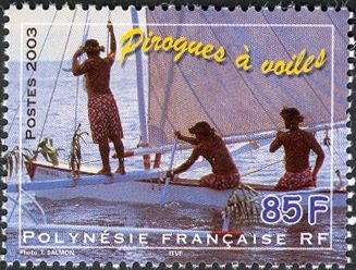 Canoes with Sail Outrigger