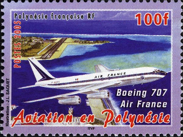 1st Air France Flight Boeing 707 (1973)