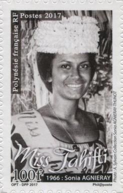 Miss Tahiti 1966 - Sonia Agnieray