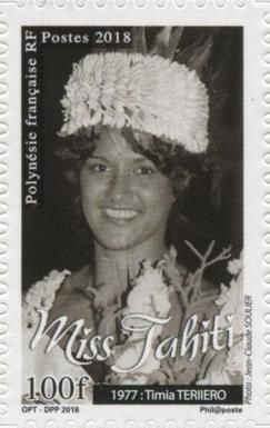 Miss Tahiti 1977 - Timia Teriiero