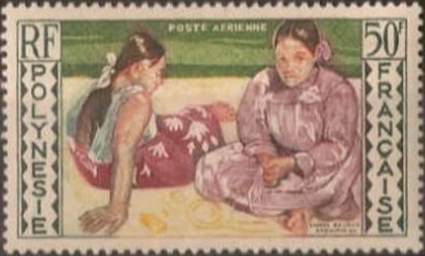 Women of Tahiti on the Beach, by Paul Gauguin (1848-1903)
