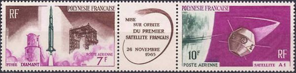 Launch of the First French Satellite, to Hammaguir