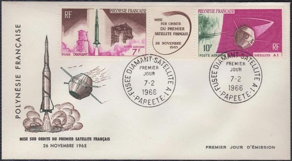 Launch of the First French Satellite, to Hammaguir