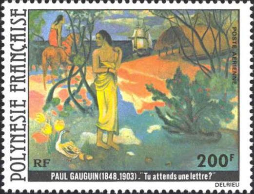 Gauguin, "Tu attends une lettre"