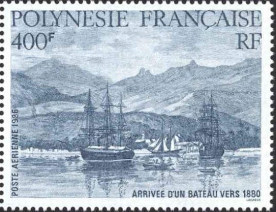 Ship Arrival in 1880