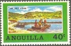 Map of Anguilla - Overprinted