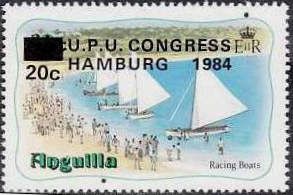 Island Dinghies - Overprinted and Surchrged