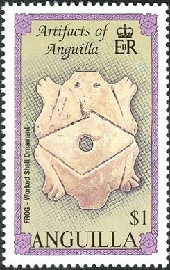Frog-shaped Shell Ornament