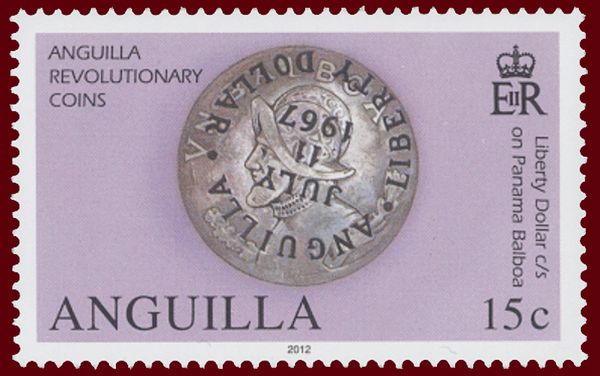 1967 Liberty Dollar (on Panama Balboa)